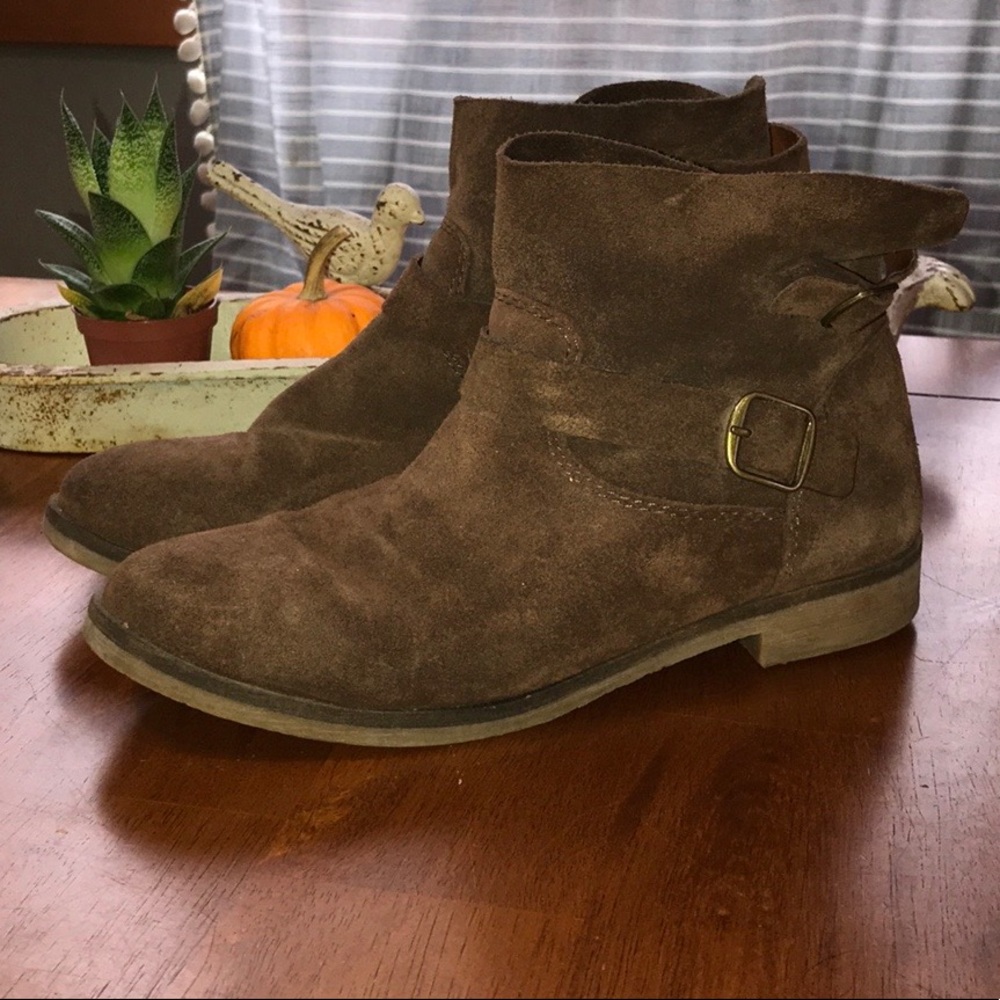 Lucky Brand Suede Booties